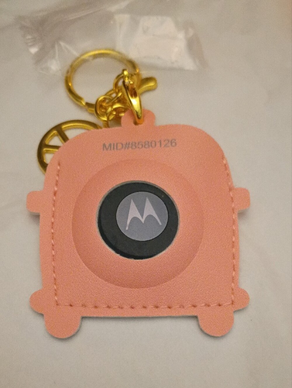 Pink WV Minibus Van Keychain with AirTag Pocket - Picture 7 of 7